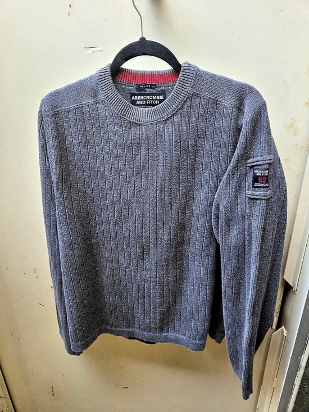 Vintage Abercrombie & Fitch Gray Crewneck Sweater Like New